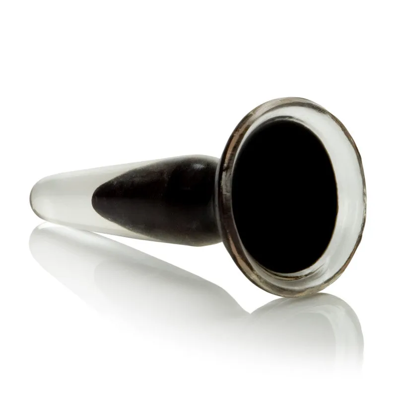 3.5in Butt Plug Crystal Cote Black