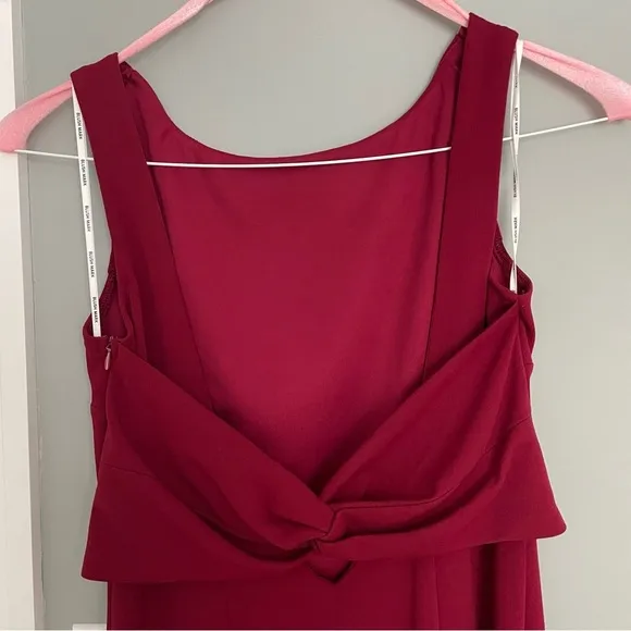 Azazie / Blush Mark Burgundy Backless Bridemaid / Formal Dress | Size M