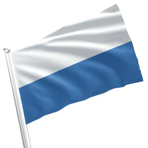 Bicolored Flag of the Jewish Military Union - ZZW ww2 World War II Flag Banner