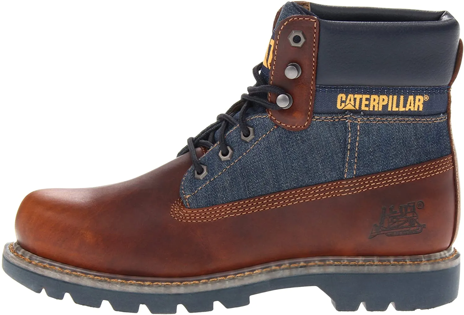 Caterpillar Men's Colorado JEANS 6" Denim Leather Boots