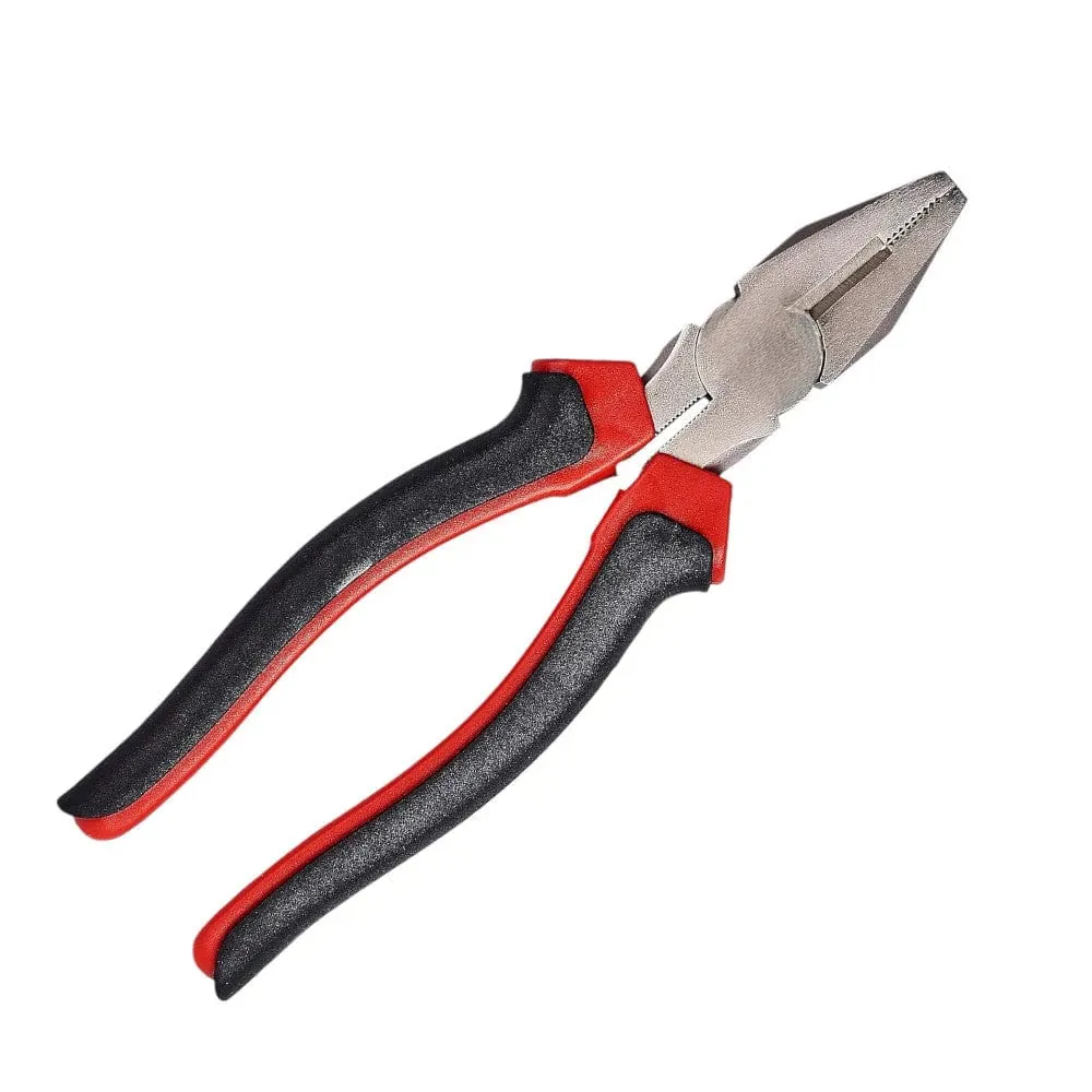 Combination Pliers PRO 8" (200mm) Carbon Steel Black Red - 3 Year Warranty