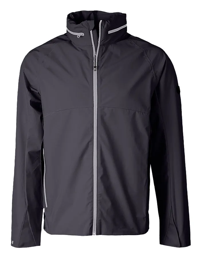 Cutter & Buck Vapor Water Repellent Stretch Mens Full Zip Rain Jacket