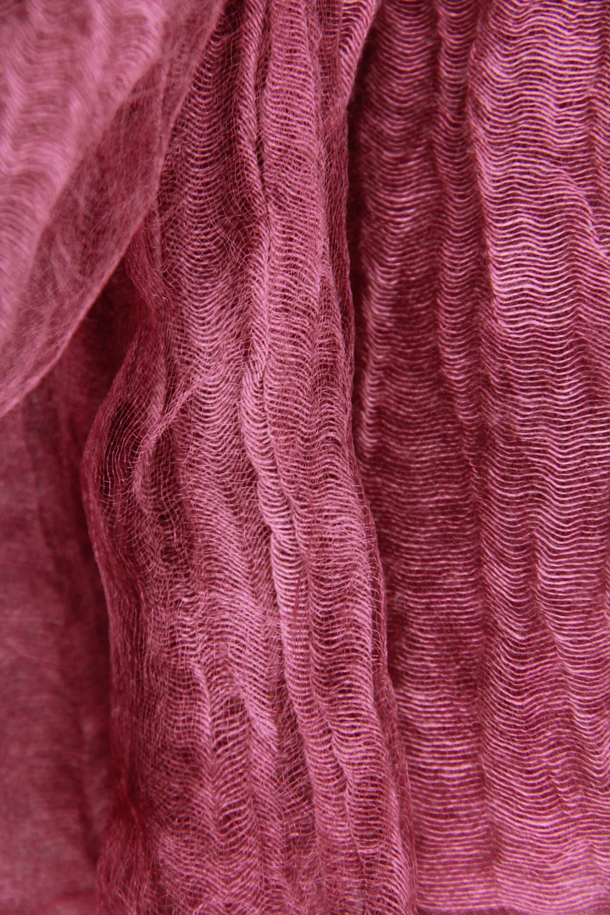 Diaphanous Pleated Lightweight