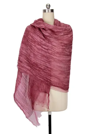 Diaphanous Pleated Lightweight