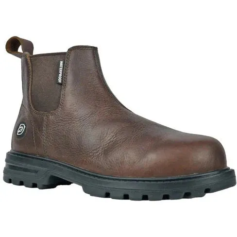 DieHard Men's Nitro Composite Toe Slip Resistant Work Boot - Brown DH60860