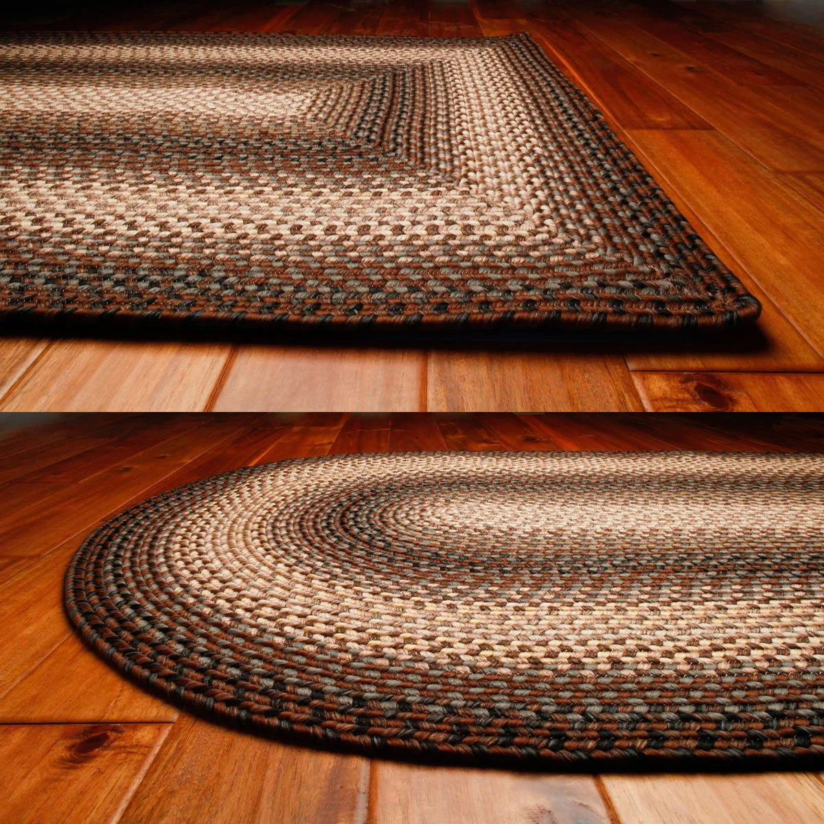 Driftwood Ultra Durable Braided Rug