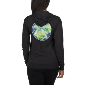 Element Sri Yantra Unisex zip hoodie