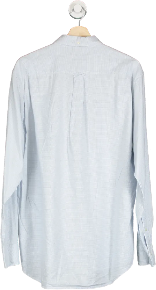 Gant College Blue Regular Broadcloth Gingham Shirt L