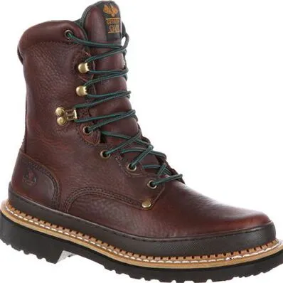 Georgia Men's Giant 8" Slip Resistant Work Boot -Brown- G8274