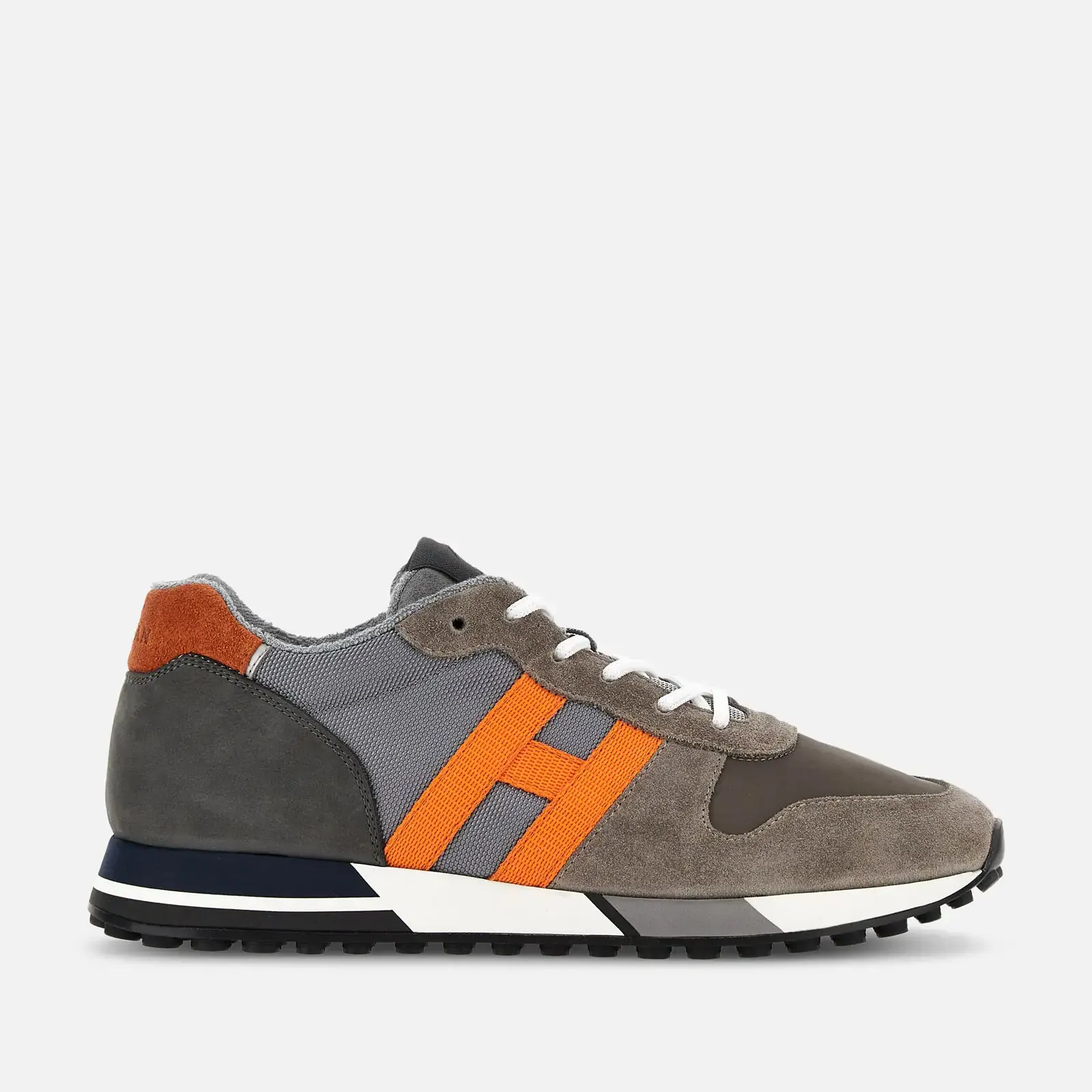 Hogan H383 Sneaker - Grey/Orange