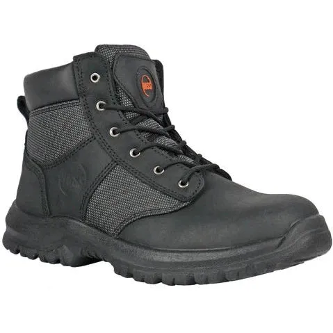 Hoss Men's Carter Steel Toe Slip Resistant Work Boot - Black 60160