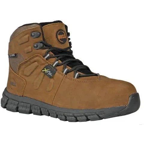 Hoss Men's Tikaboo UL Composite Toe Slip Resistant Work Boot - Brown 60240