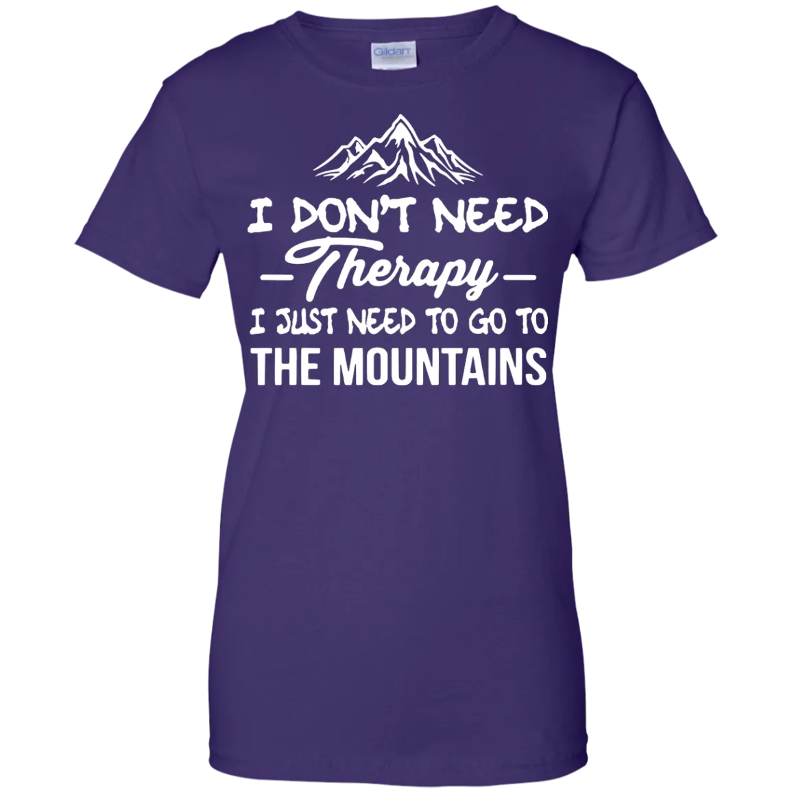 I don't need Therapy, I just need to go to the mountains
