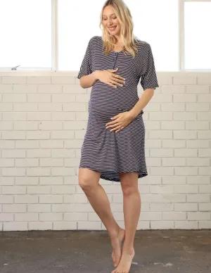 Kinsley Mama Lounge Dress & Baby Pouch Set