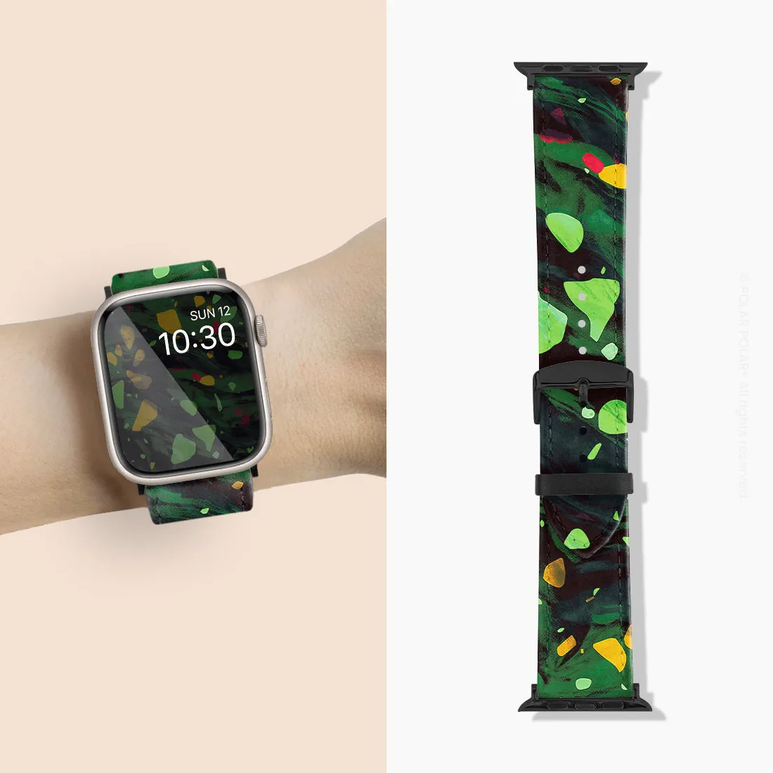 Malachite Terrazzo Gem - Apple Watch Band