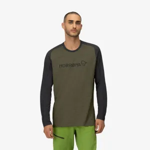 Norrona Fjora Equaliser Lightweight Long Sleeve - Olive Night - AW24