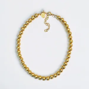 Pearls of Gold Susan Shaw Necklace