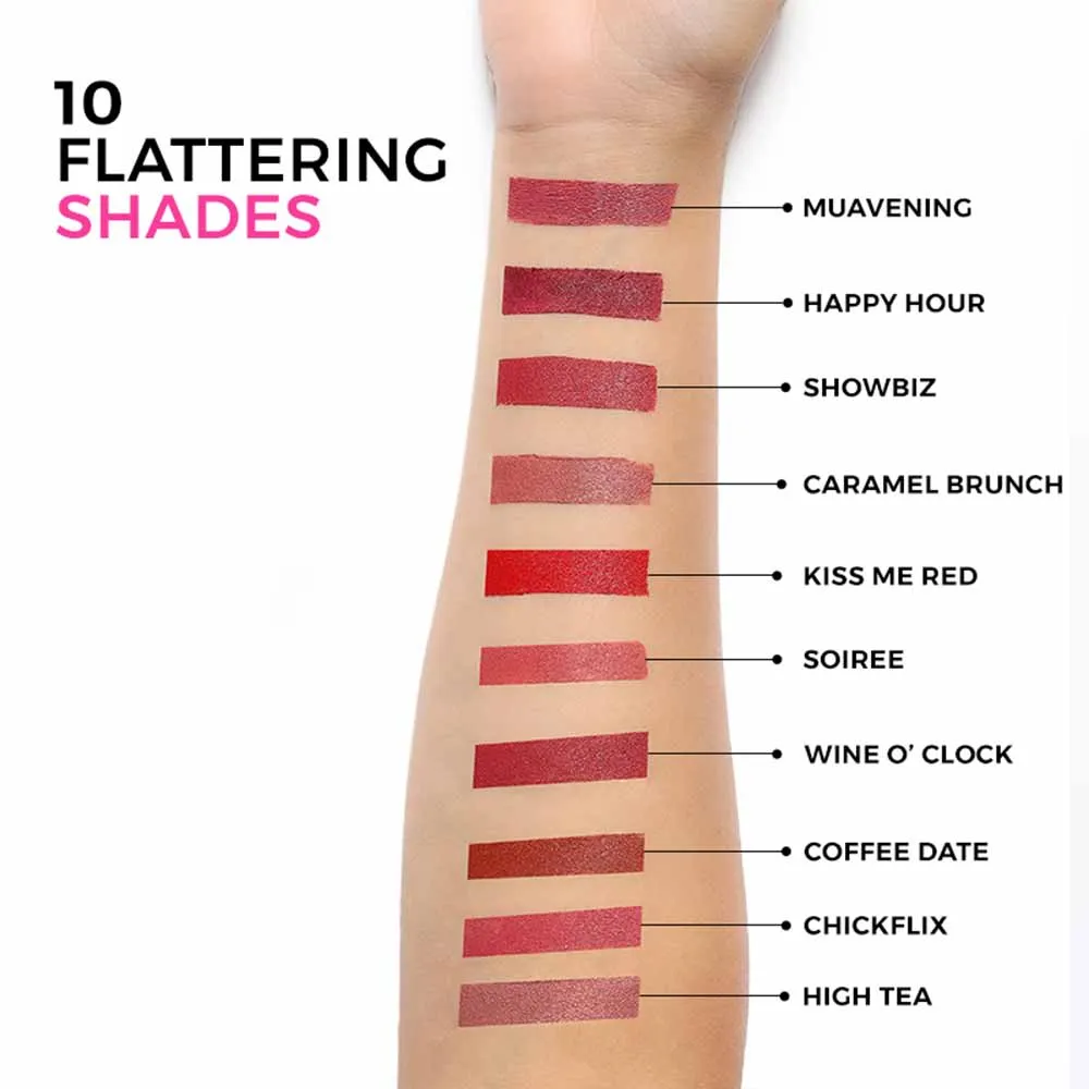 Plush Matte Lipsticks - Comfortable & Long Lasting