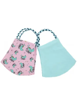 Pom Masks by Pomchies - Dolphin Mermaid / Light Teal
