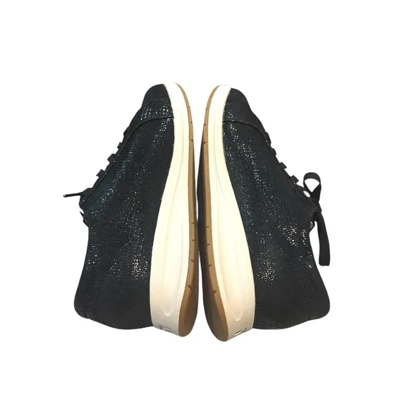 Revere Athens Women’s Sneakers in Black Lizard Size 10W