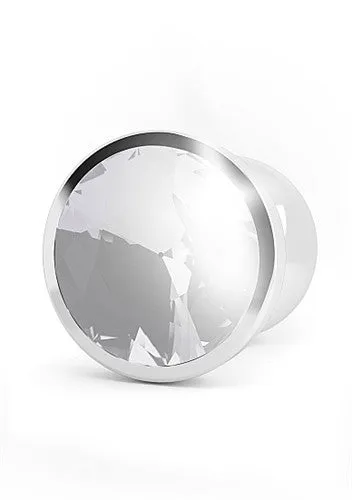 Rich R1 Silver Metal Plug - 3.9 Inch - Clear Sapphire