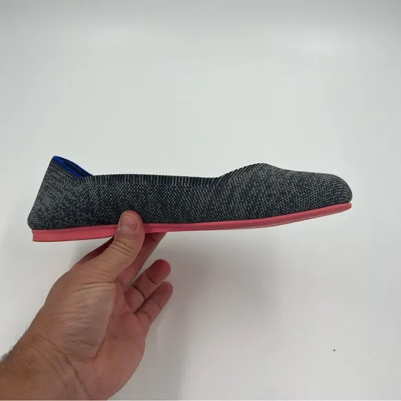 Rothy’s Retired The Flat Heathered Granite W9.5 Rounded Toe