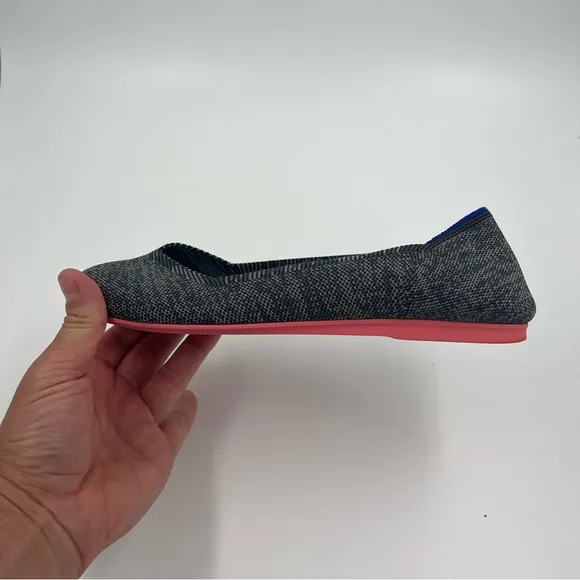 Rothy’s Retired The Flat Heathered Granite W9.5 Rounded Toe