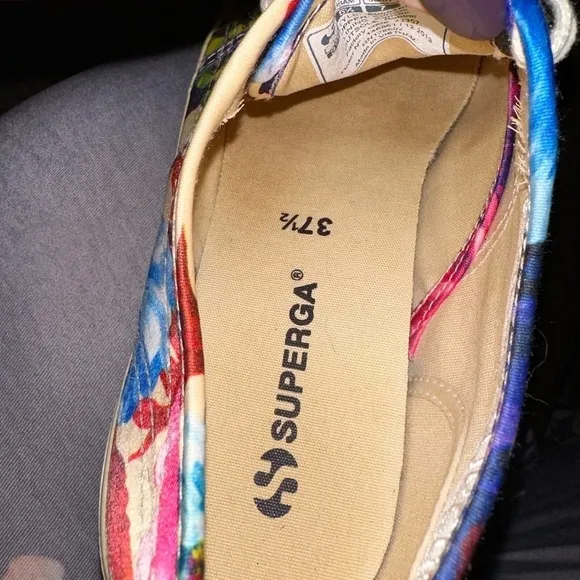 Superga Colorful Floral Hawaiian Floral Sneakers