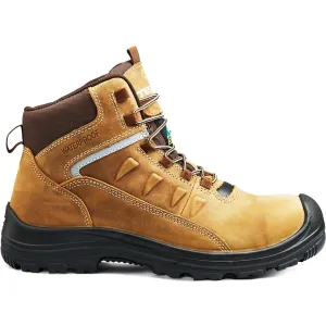 Terra Men's Findlay 6" Comp Toe WP Safety Work Boot -Brown- R5204B