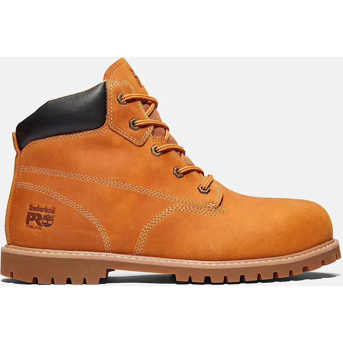 Timberland Pro Men's Gritstone 6" Steel Toe Work Boot- Wheat- TB1A1Q8K231
