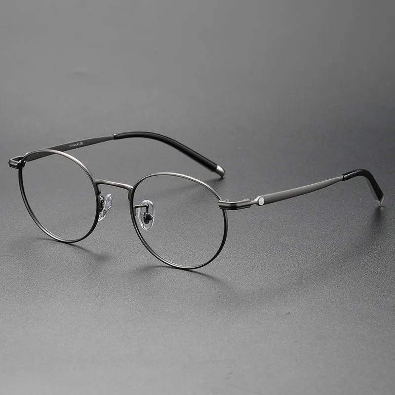 Tori Titanium Round Glasses Frame SM01720