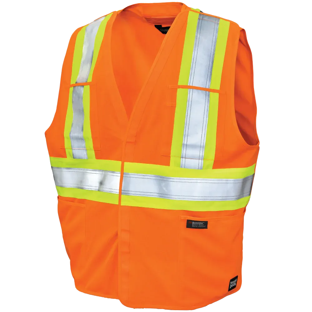 Tricot 5-Point Tricot Tear-Away Vest - by Tough Duck - Style SV13