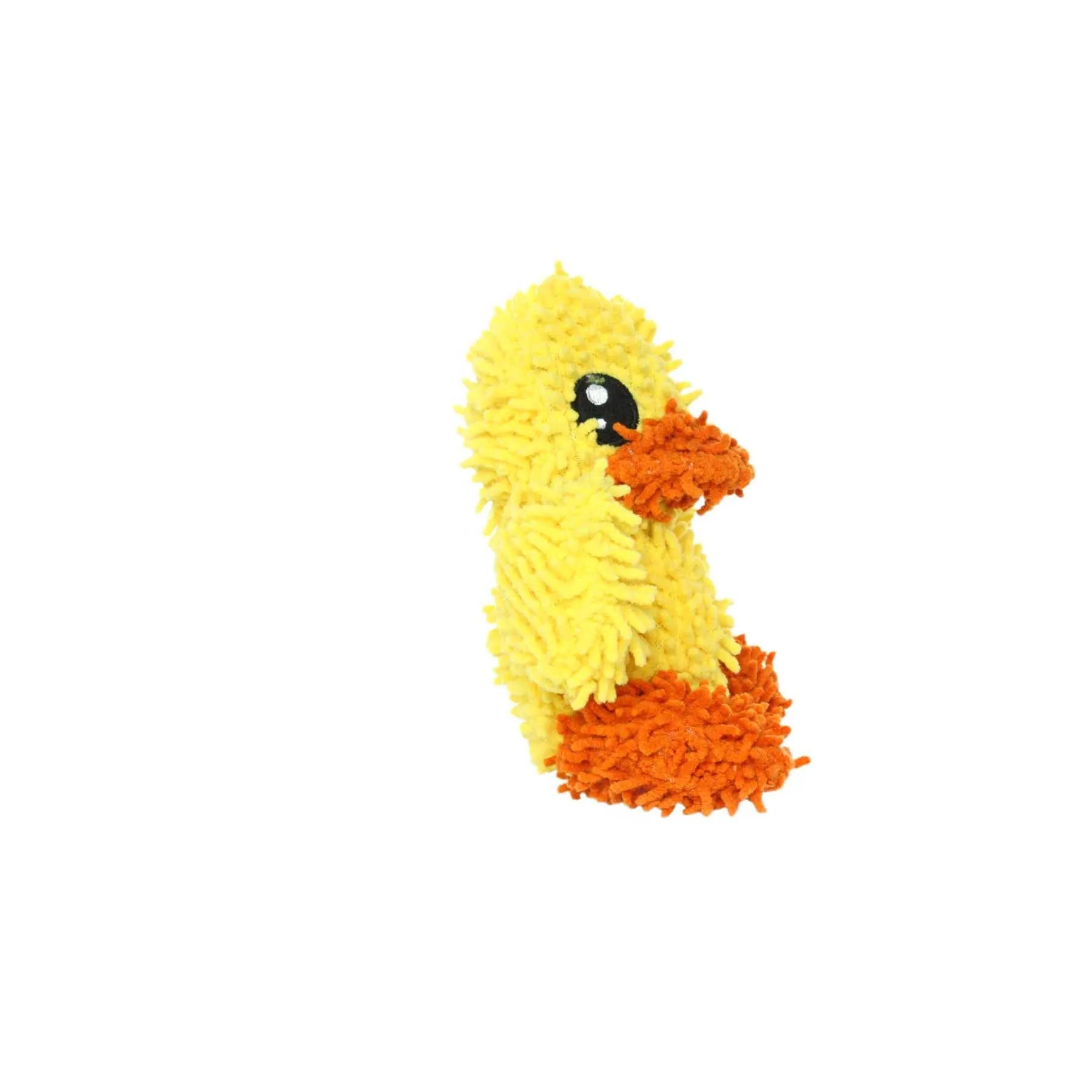 Tuffy Dog Toys - VIP Products - Mighty Jr Microfiber Ball Duck, Durable, Squeaky Dog Toy