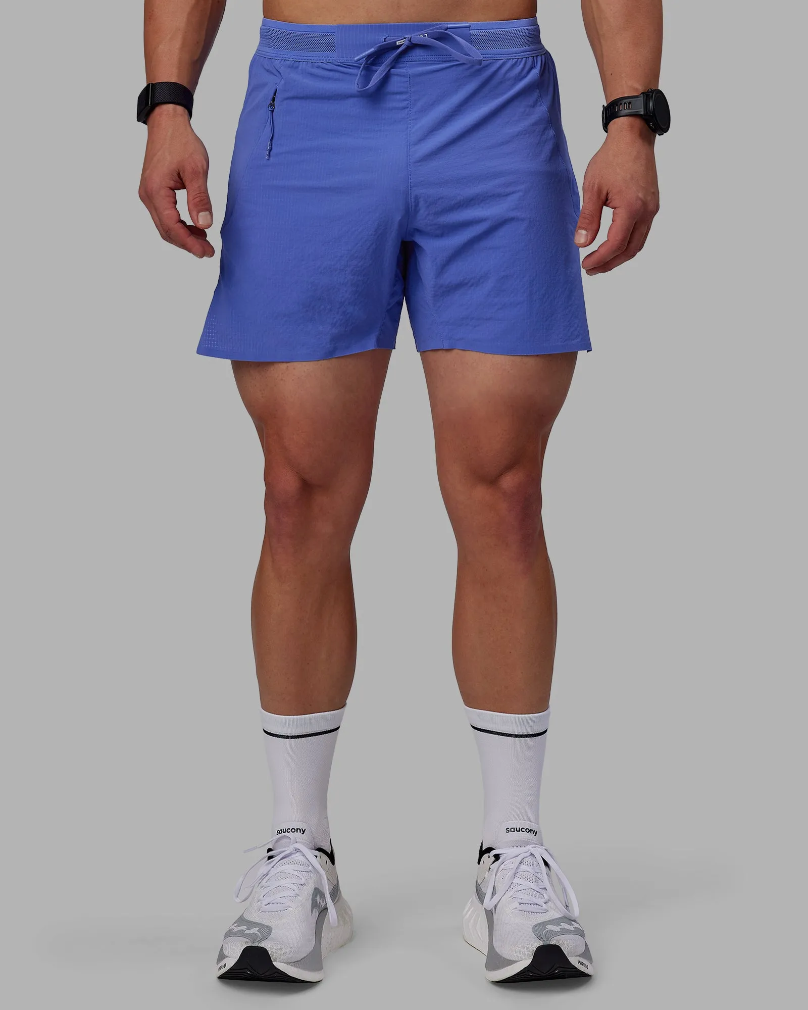 UltraAir 5" Lined Performance Short - Baja Blue-Reflective