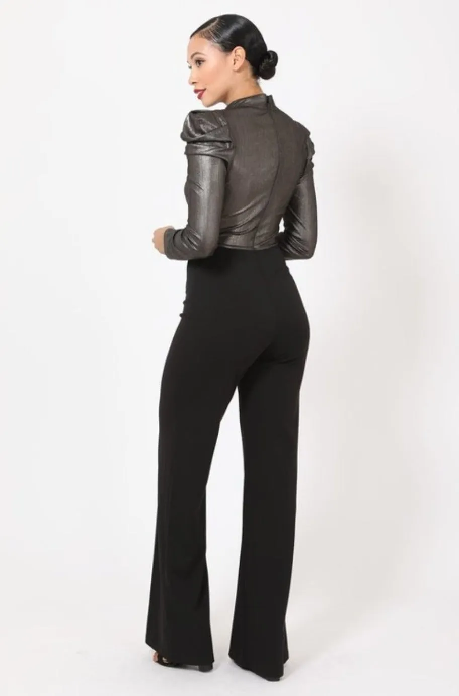 Valentine Silver Jumpsuit