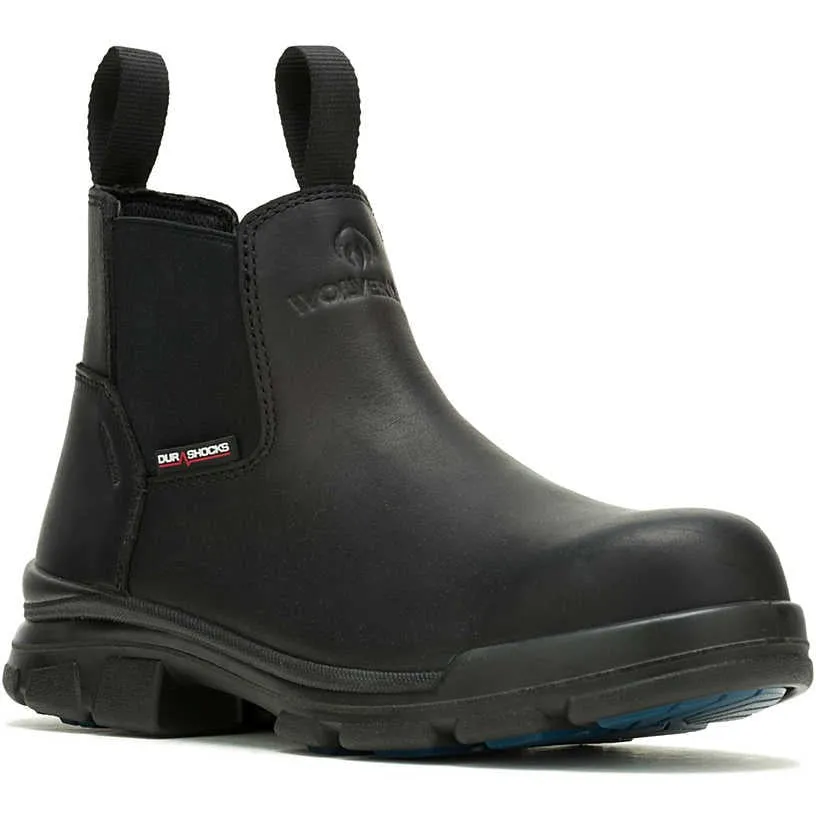 Wolverine Men's Durashocks Icon Comp Toe WP Romeo Work Boot -Black- W241166