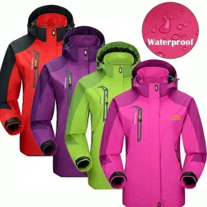 Women Windbreaker Waterproof Camping Hiking Jacket Women Outdoor Sports Coat For Climbing Cycling Fishing